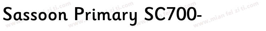 Sassoon Primary SC700字体转换